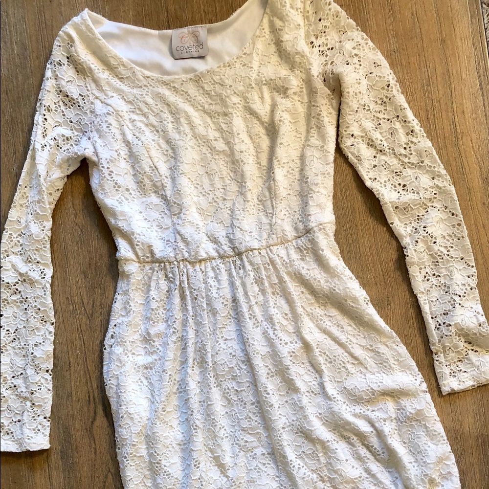 Cute lace spring dress!